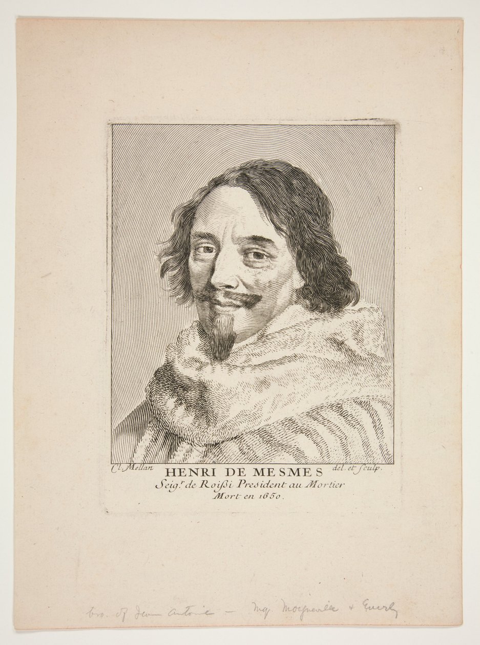 Henri de Mesmes af Claude Mellan