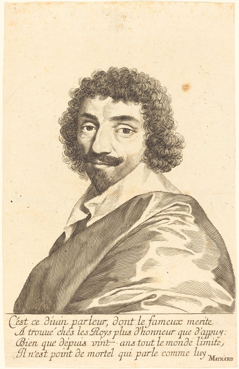 Jean-Louis Guez de Balzac af Claude Mellan