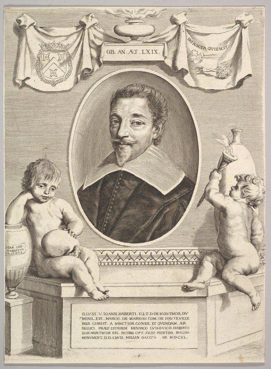 Jean Habert de Montmor, 1640. af Claude Mellan
