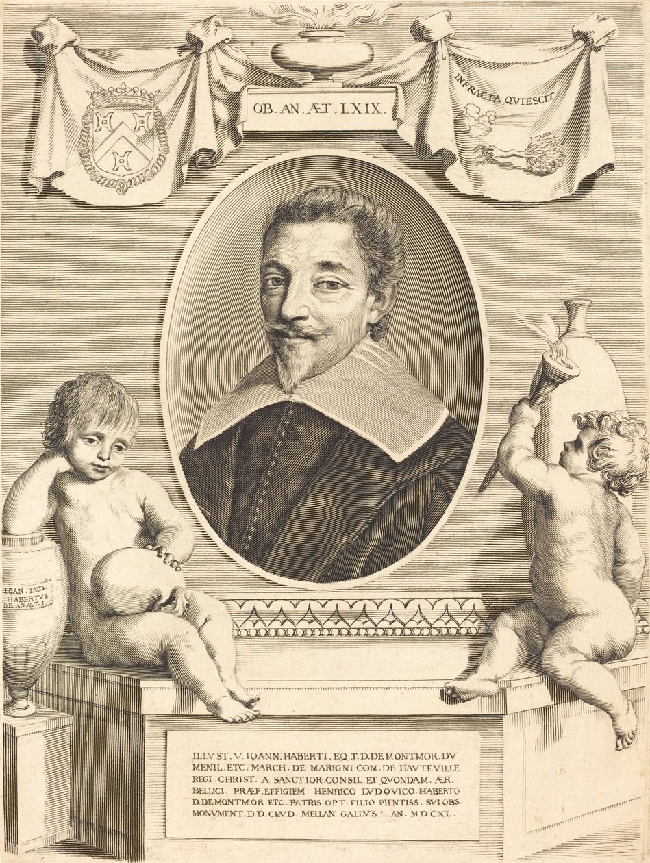 Jean Habert de Monturor af Claude Mellan