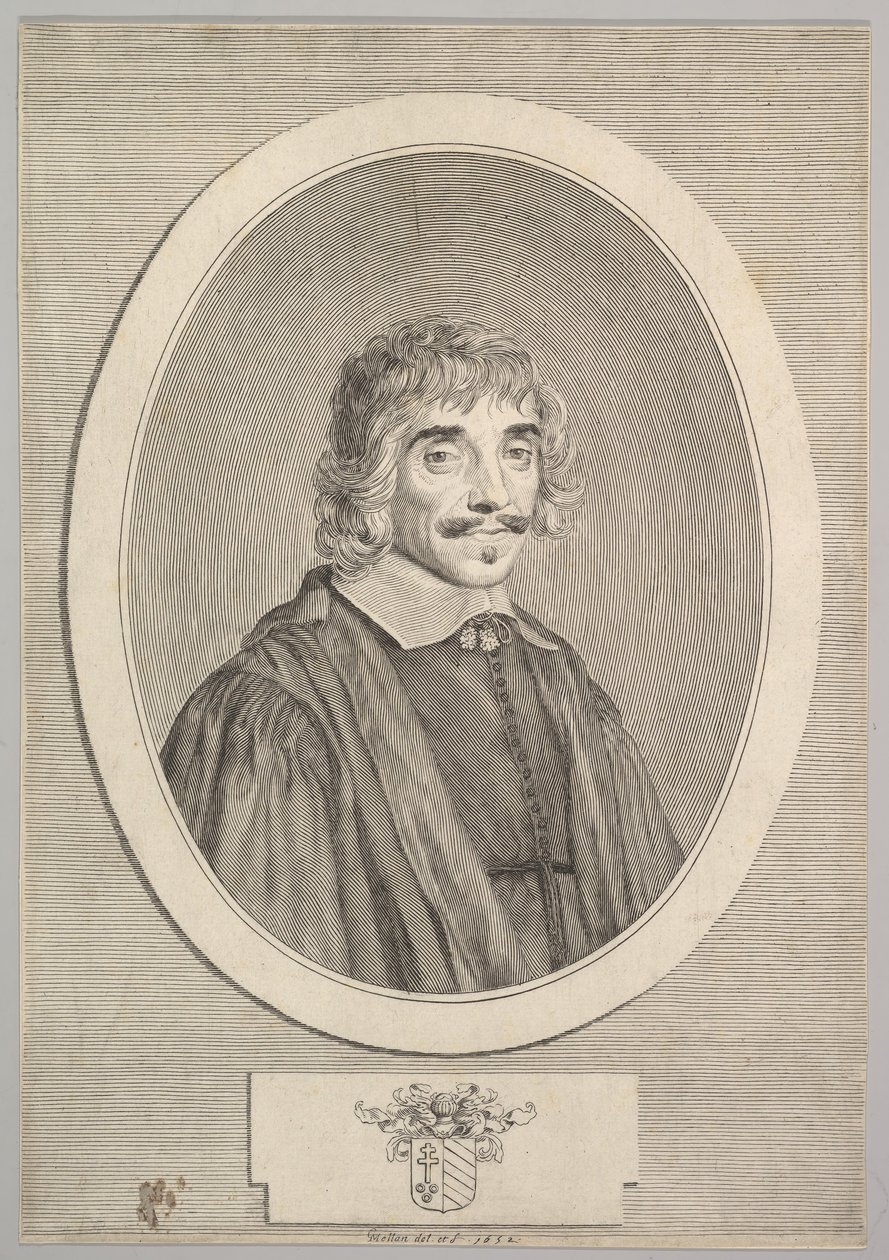 Jean Perrault, 1652. af Claude Mellan