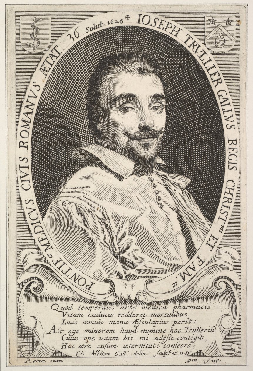 Joseph Trullier, 1626. af Claude Mellan
