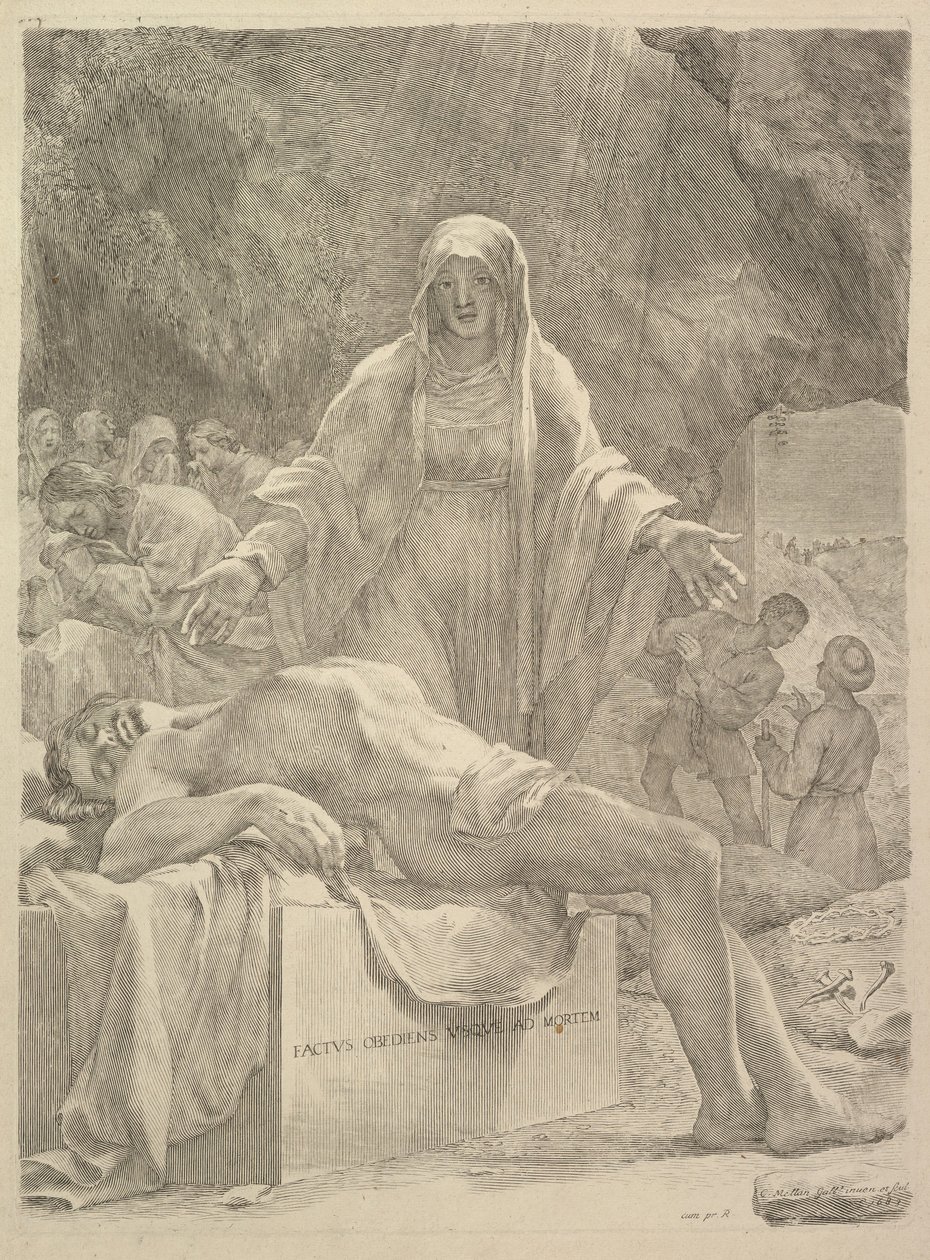 Klagesang, 1683. af Claude Mellan
