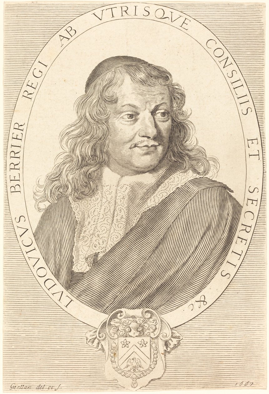 Louis Berryer af Claude Mellan