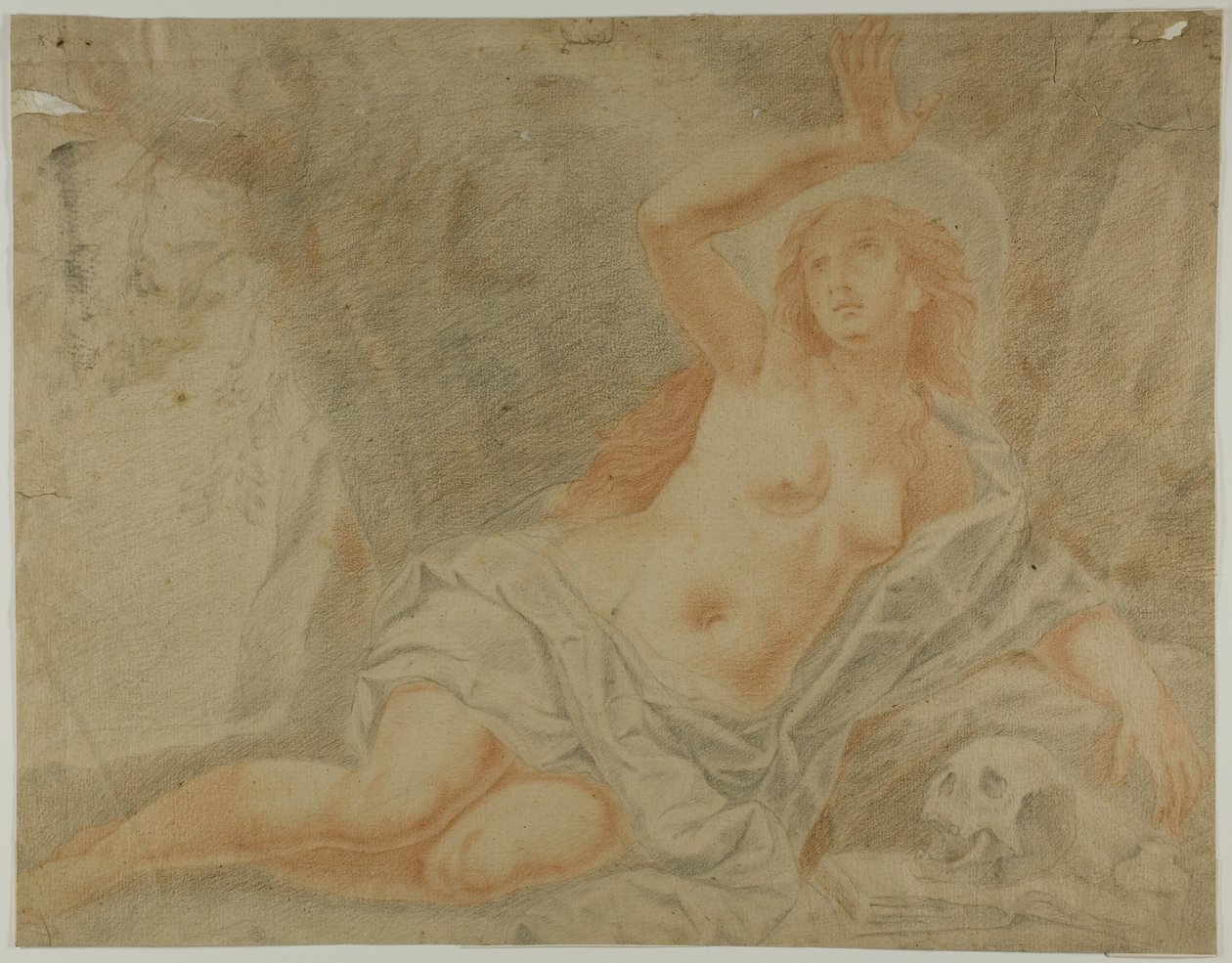 Maria Magdalene af Claude Mellan