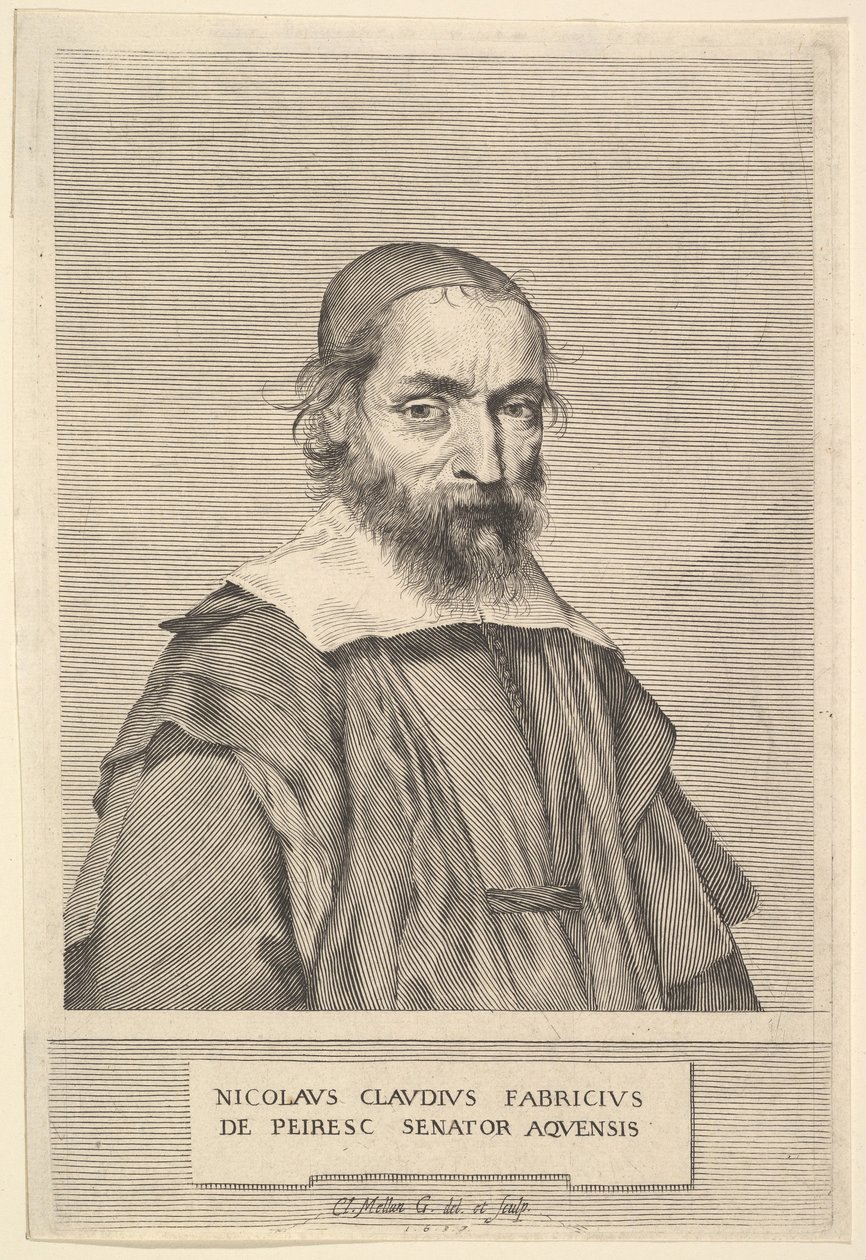 Nicolas-Claude Fabri de Peiresc, 1637. af Claude Mellan