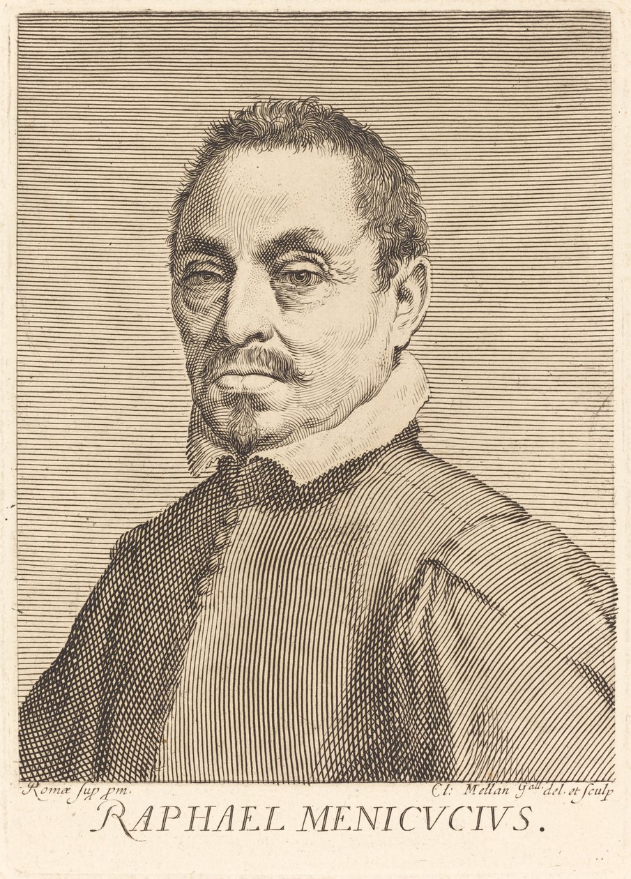 Raffaello Menicucci af Claude Mellan