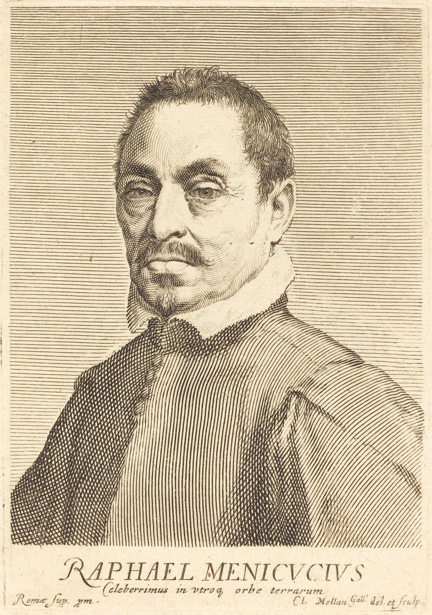 Raffaello Menicucci af Claude Mellan