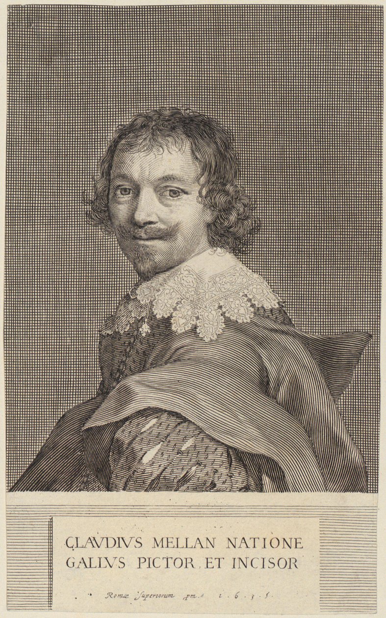 Selvportræt af Claude Mellan af Claude Mellan