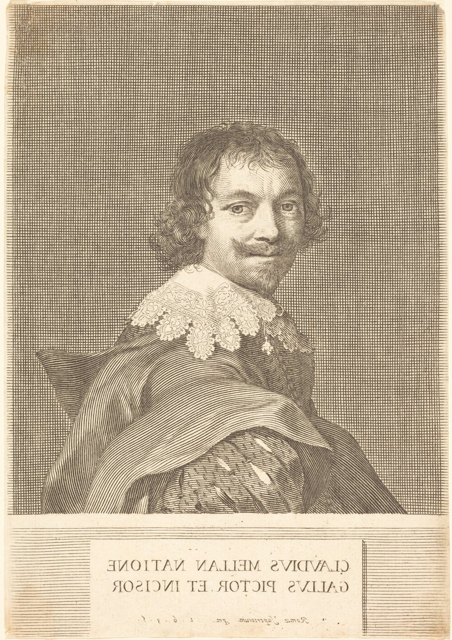 Selvportræt af Claude Mellan