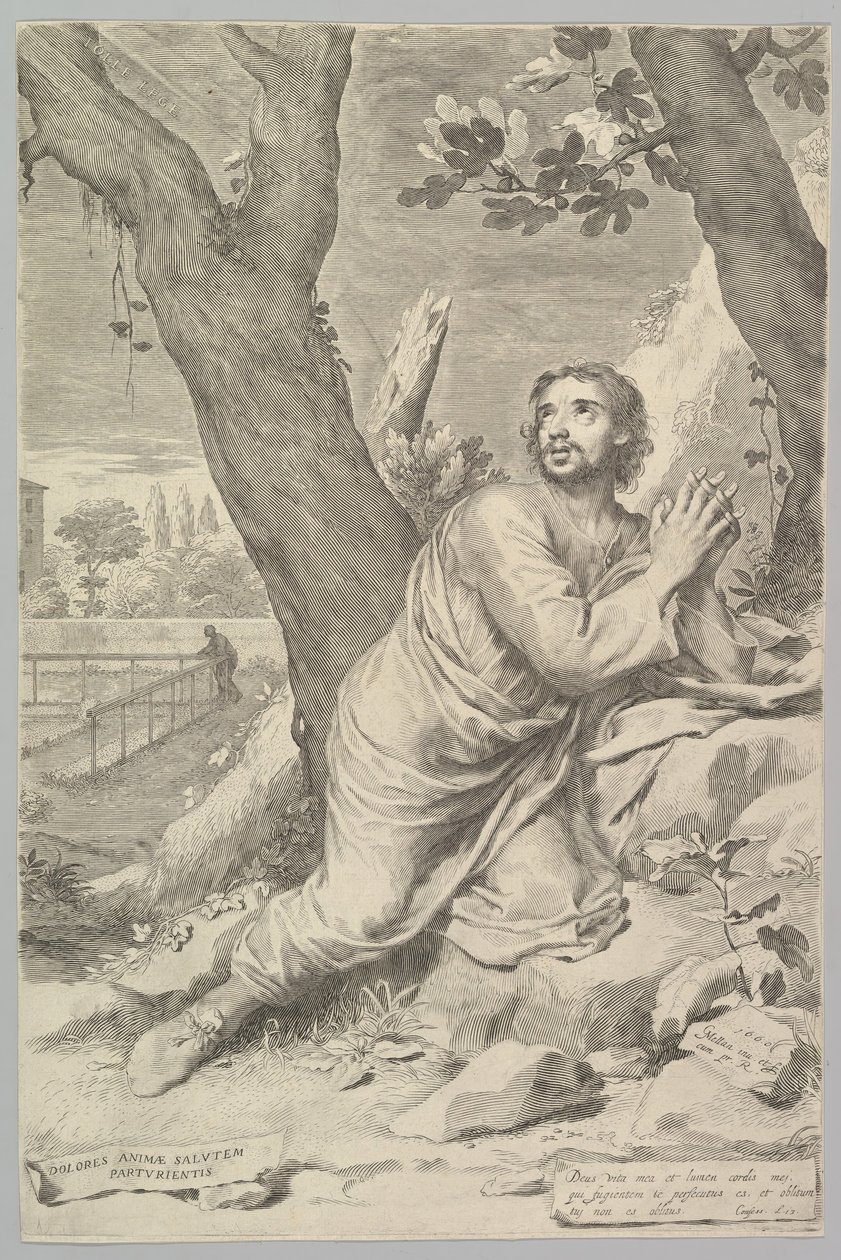 St. Augustin, 1660. af Claude Mellan