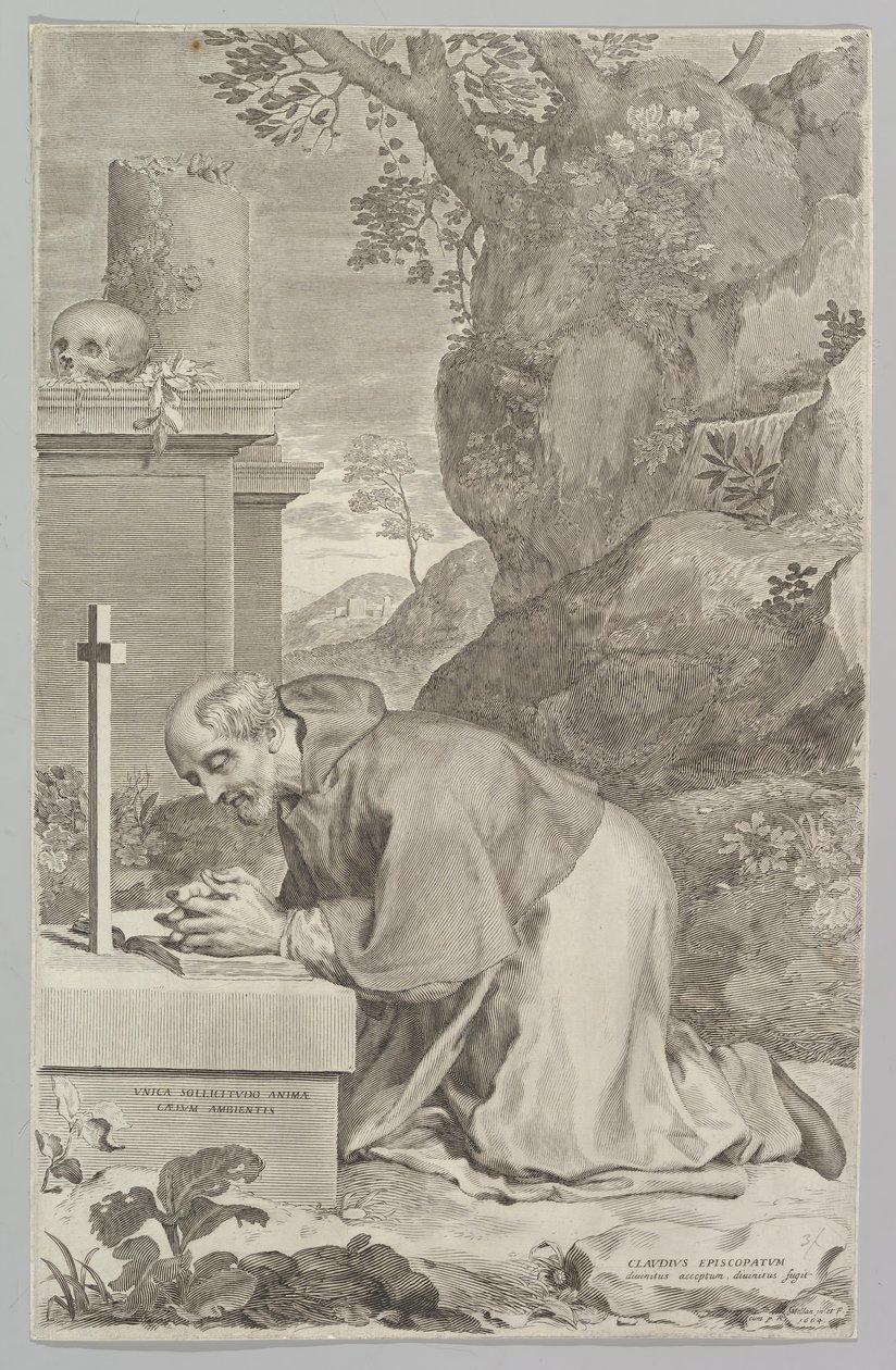 Sankt Claude, 1664. af Claude Mellan
