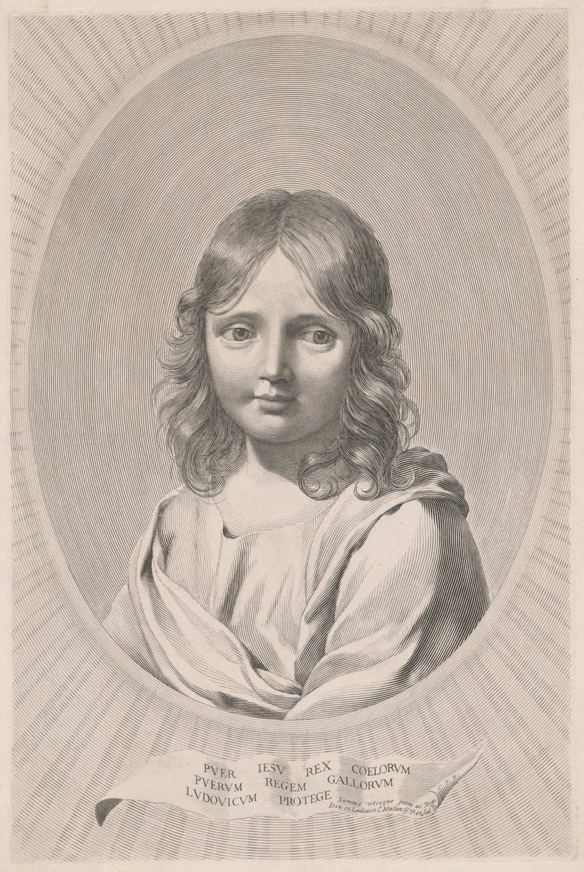 Jesusbarnet af Claude Mellan