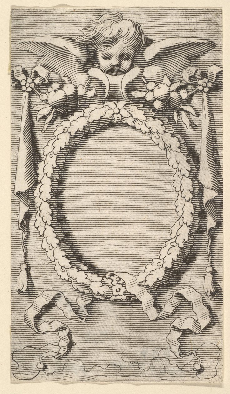 Titelside: Desmarets de Saint-Sorlin, Jomfru Marias kontor, 1645. af Claude Mellan