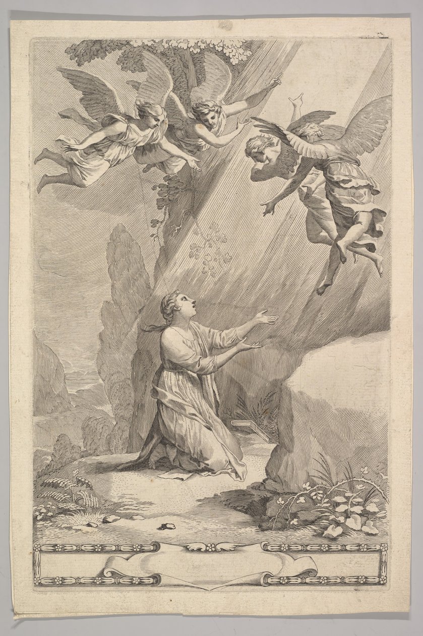 Titelside til François de Sales, Introduktion til det fromme liv, 1641. af Claude Mellan