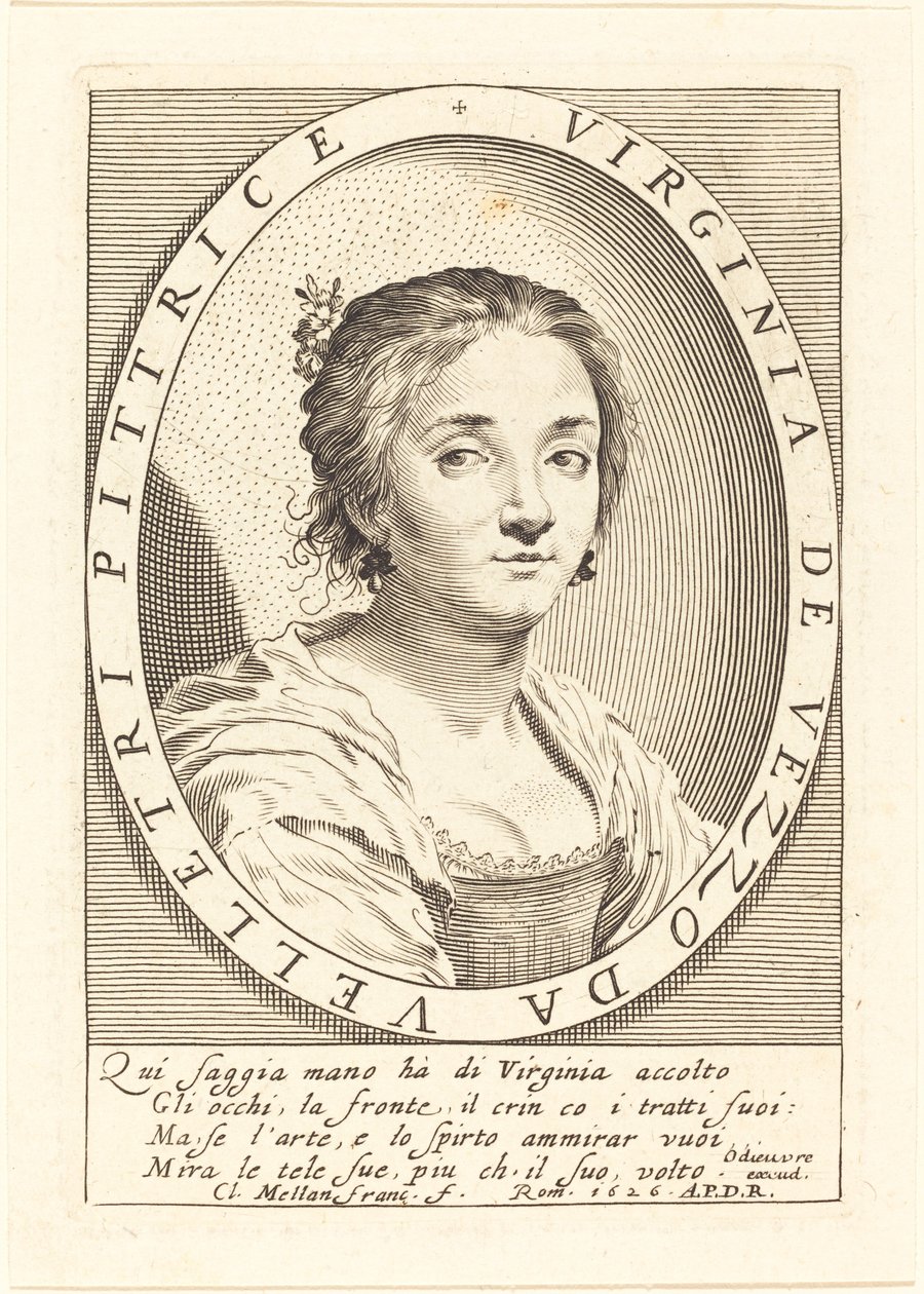 Virginia da Vezzo af Claude Mellan