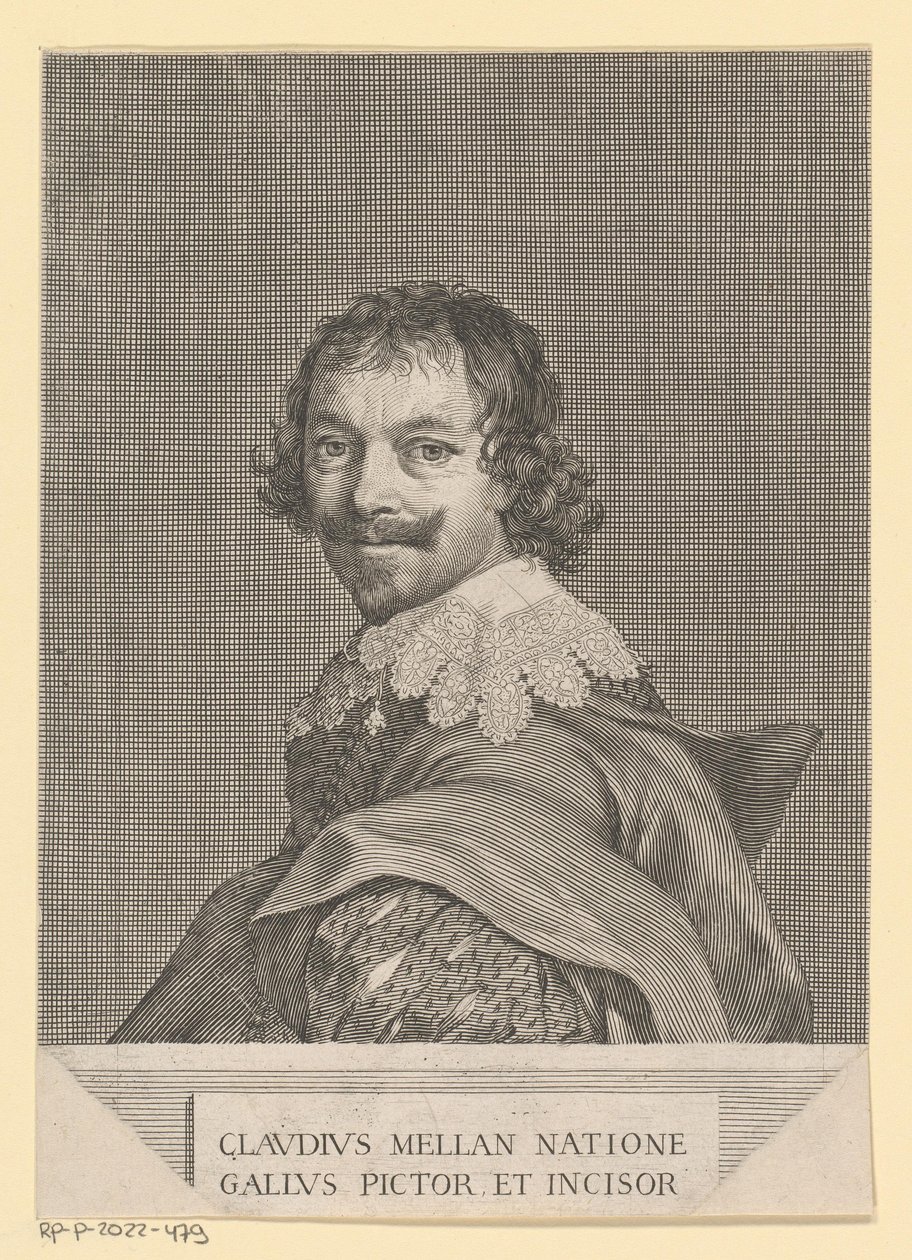 Selvportræt af Claude Mellan