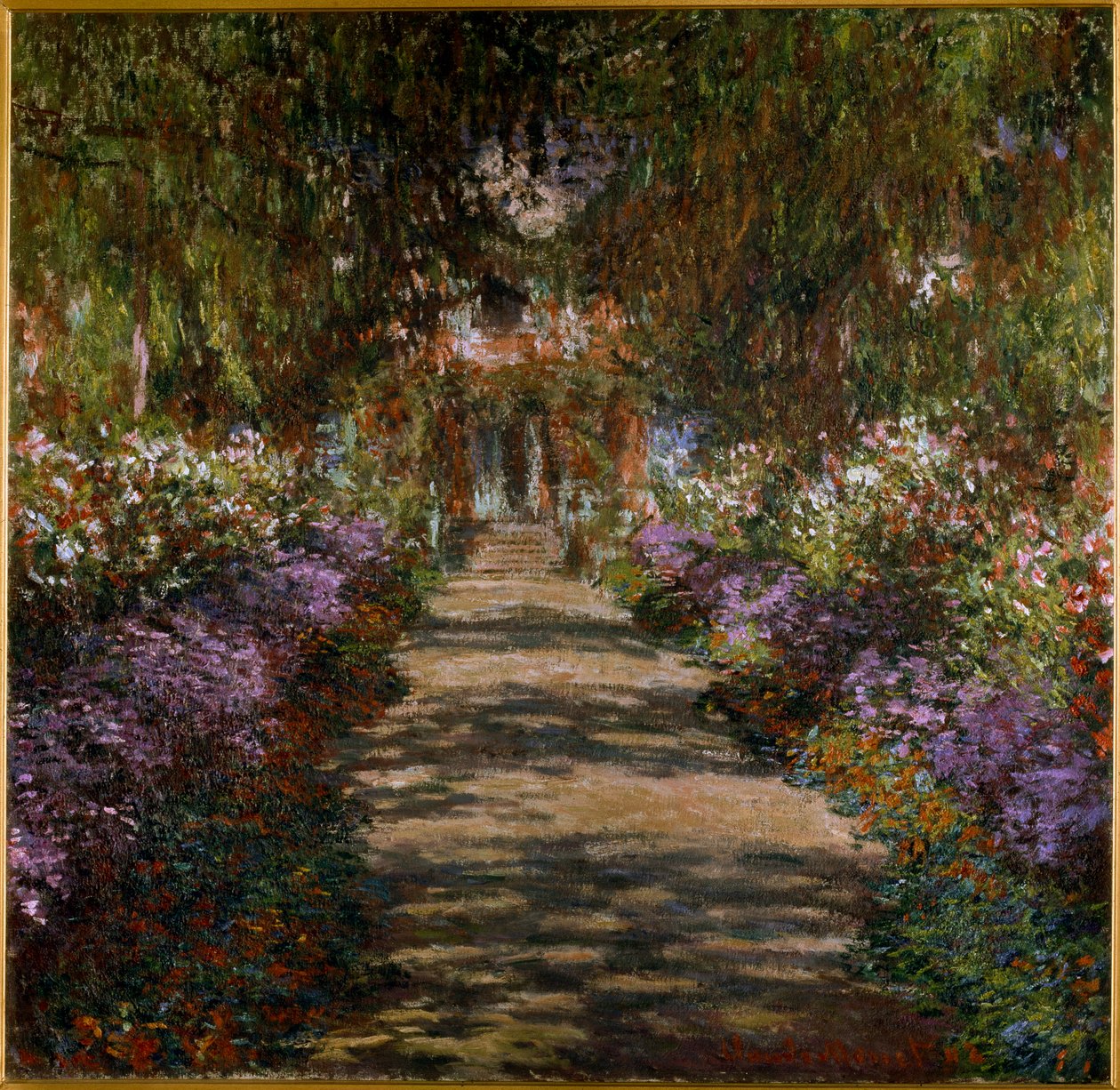 Allee i Givernys have af Claude Monet