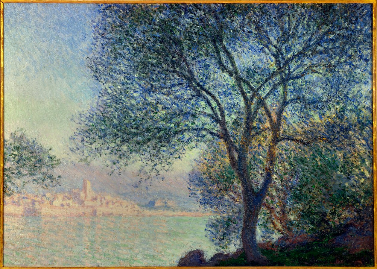 Antibes, udsigt over Salis-maleriet af Claude Monet (1840-1926) 1888. Dim. 0,65 x 0,92 m. Privat samling af Claude Monet
