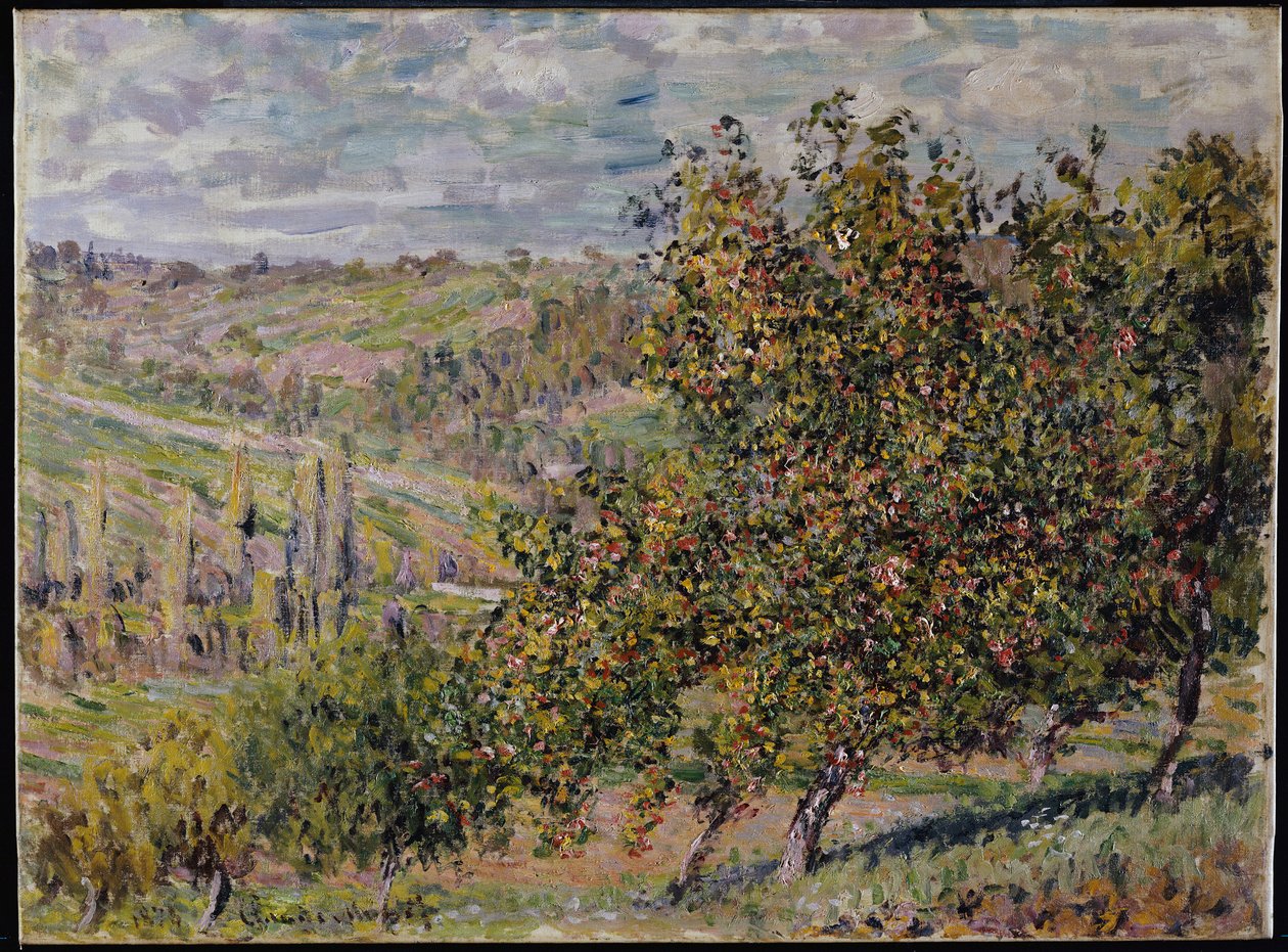 Æbleblomst, 1878 af Claude Monet