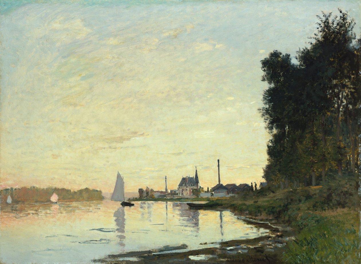 Argenteuil, sen eftermiddag, 1872 af Claude Monet