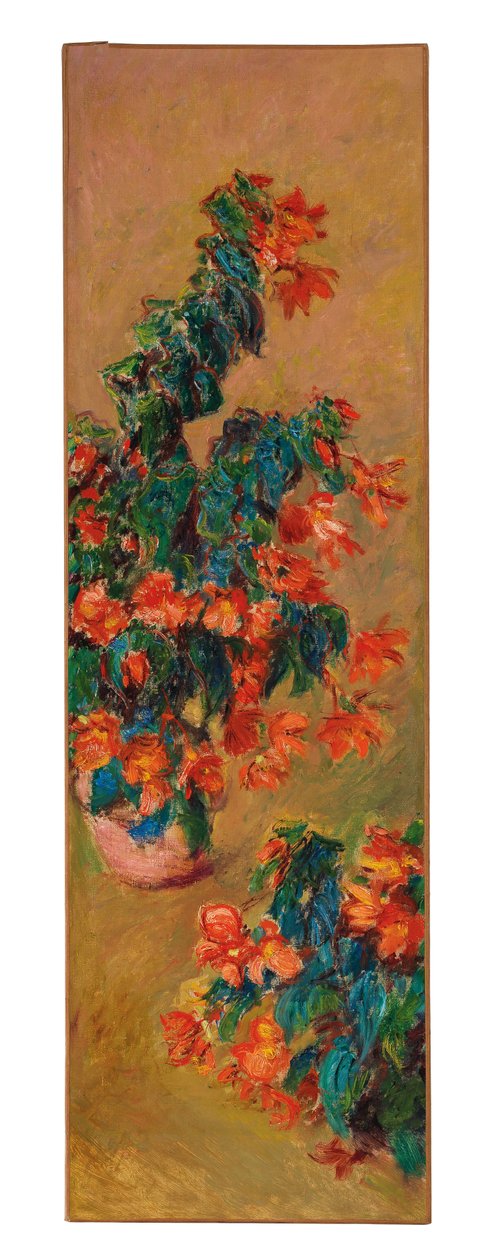 Røde azalea i potte, 1883 af Claude Monet