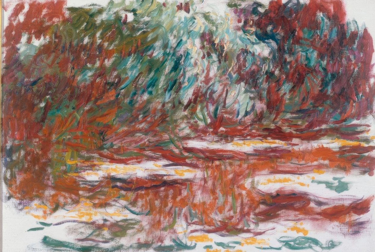 Åkandedam af Claude Monet