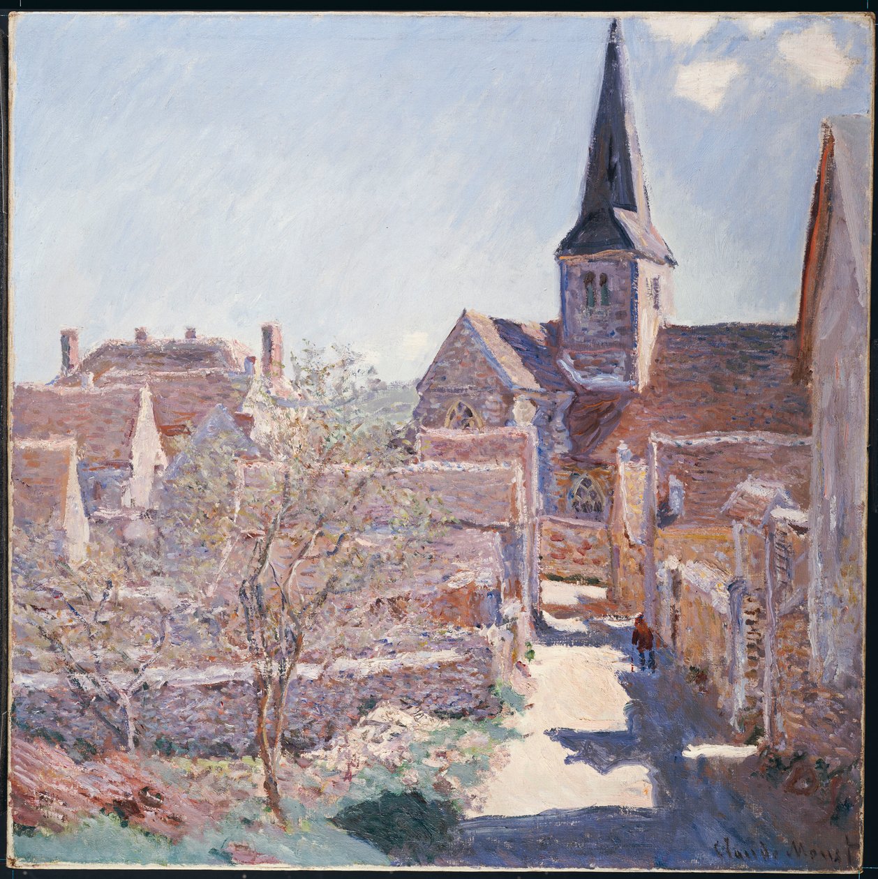 Bennecourt, 1885 af Claude Monet