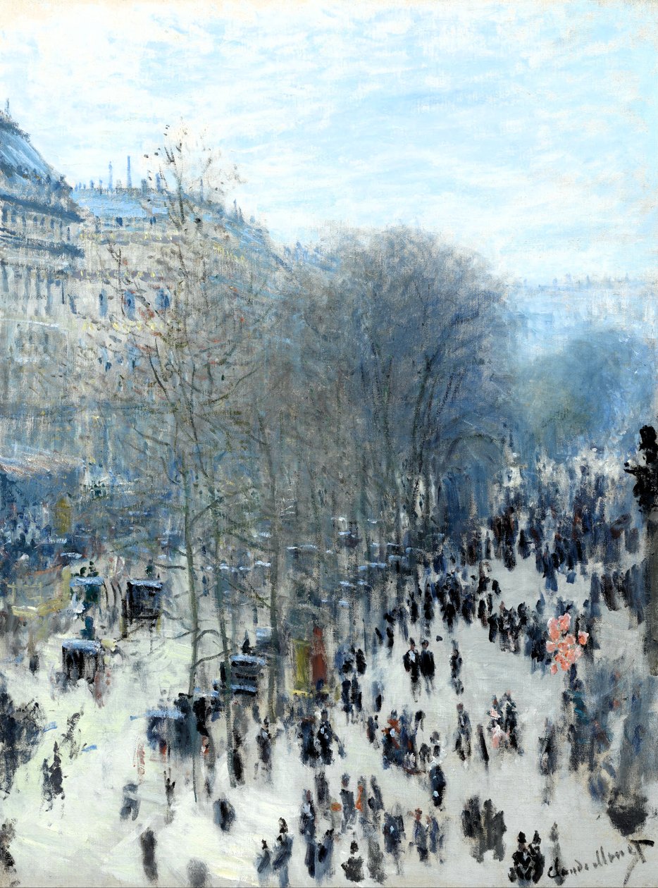 Boulevard des Capucines af Claude Monet