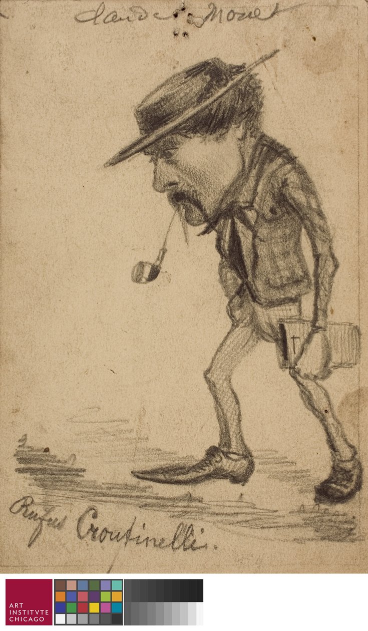 Karikatur af Henri Cassinelli af Claude Monet