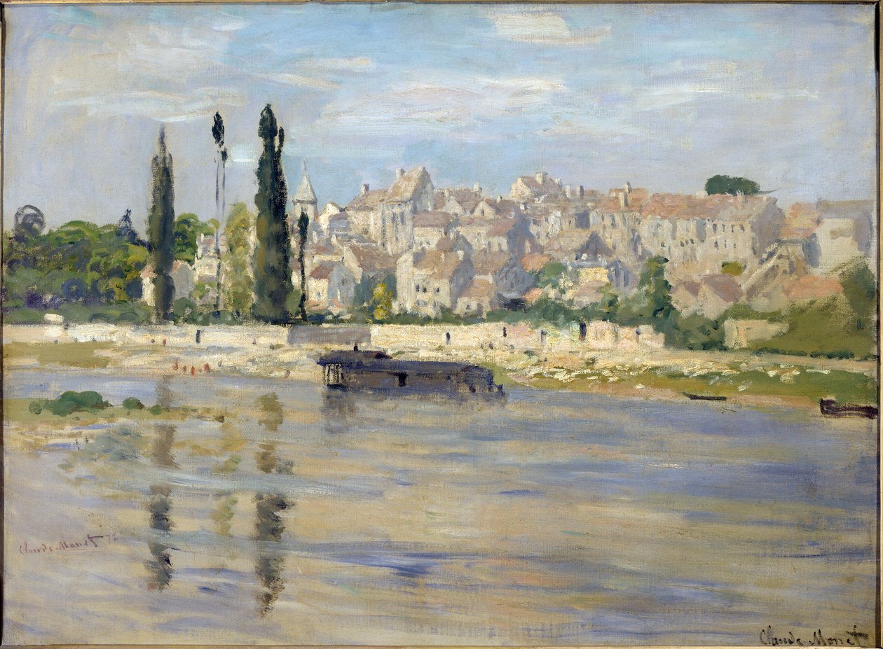 Carrieres-Saint-Denis - 1872. Olie på lærred af Claude Monet