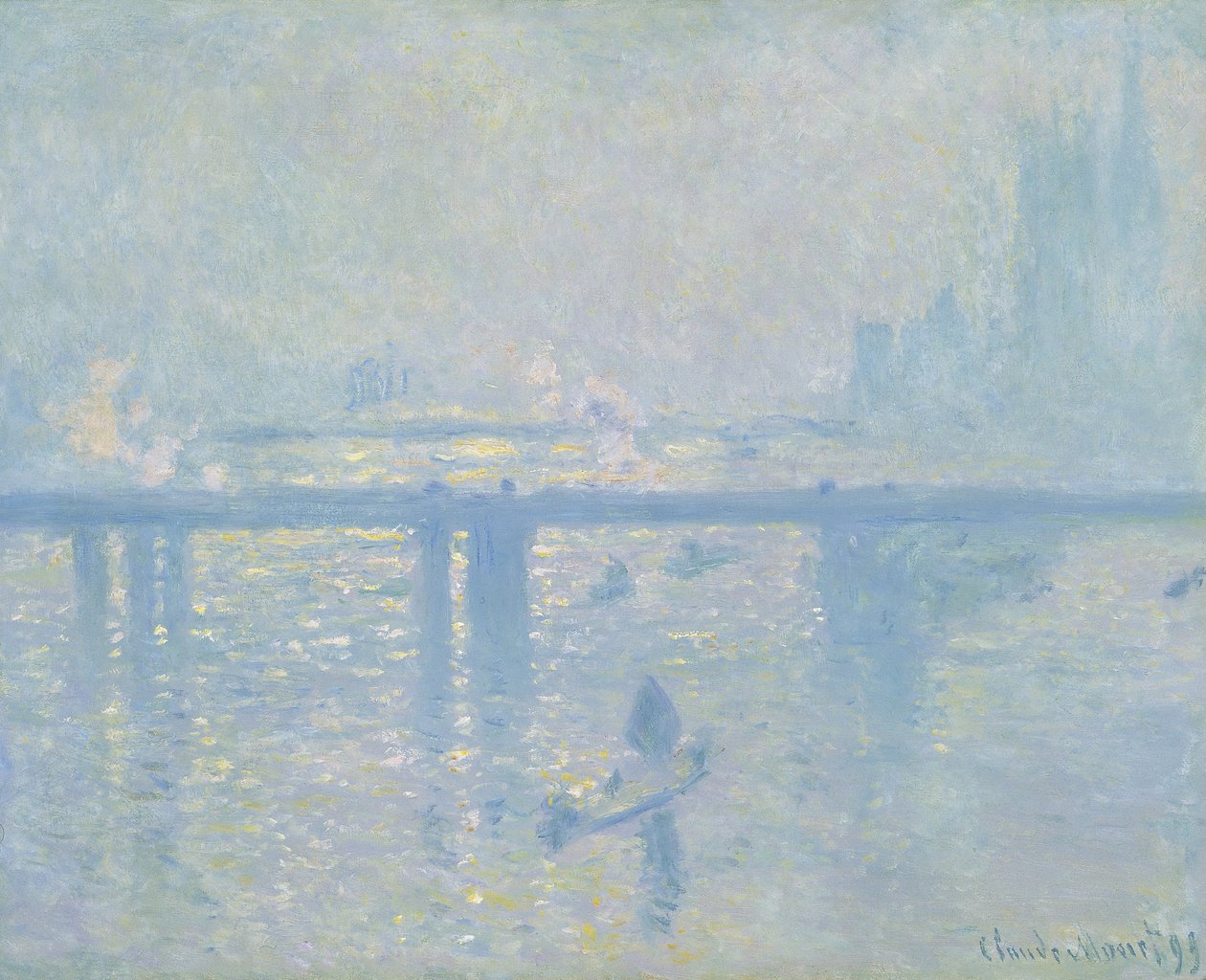 Charing-Cross Bridge i London, 1899 af Claude Monet
