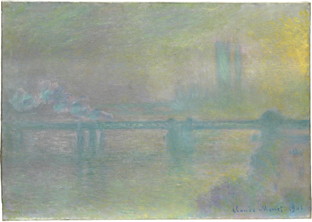 Charing Cross Bridge, London, 1901 af Claude Monet