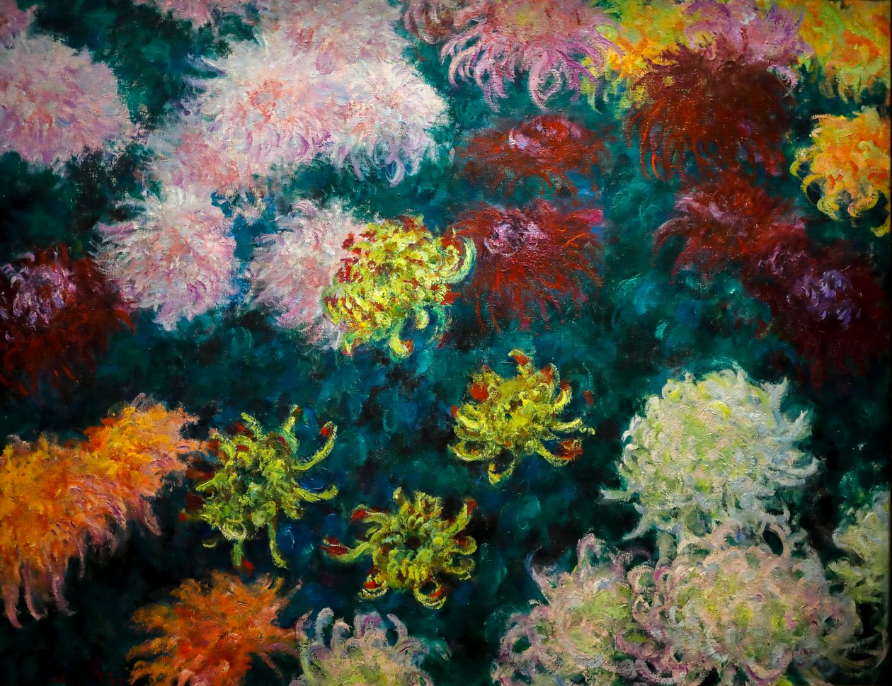Krysantemum seng af Claude Monet