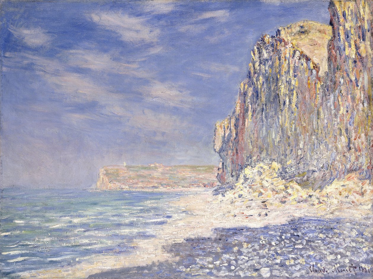 Klipper nær Fecamp, 1881 af Claude Monet