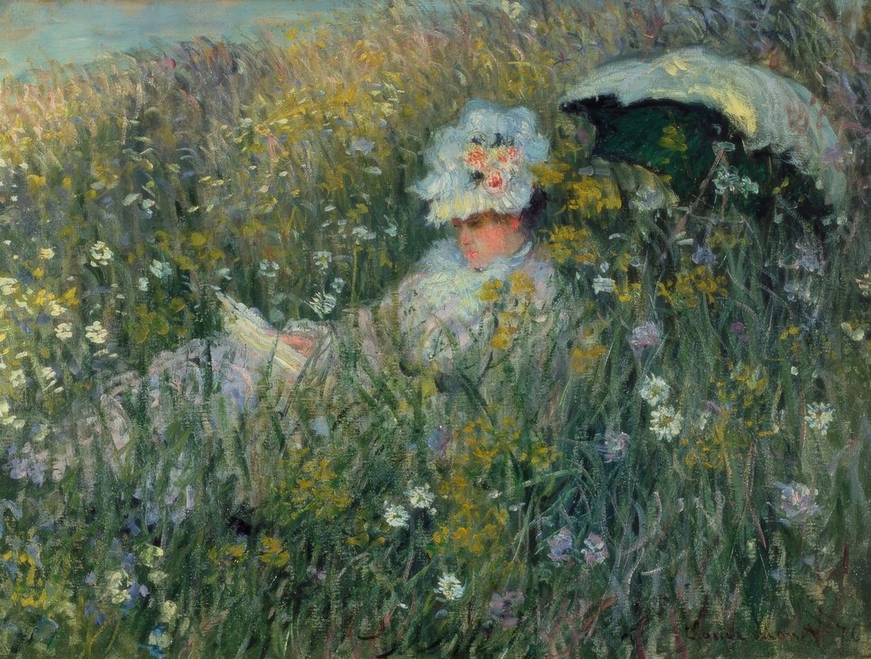På engen af Claude Monet
