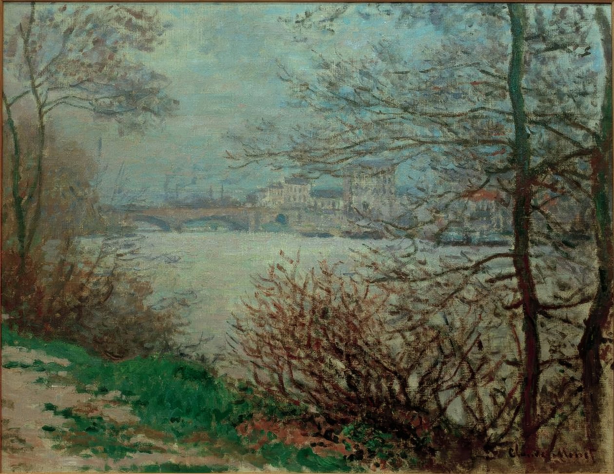 Bredden af ​​Seinen ved Grande-Jatte Island af Claude Monet