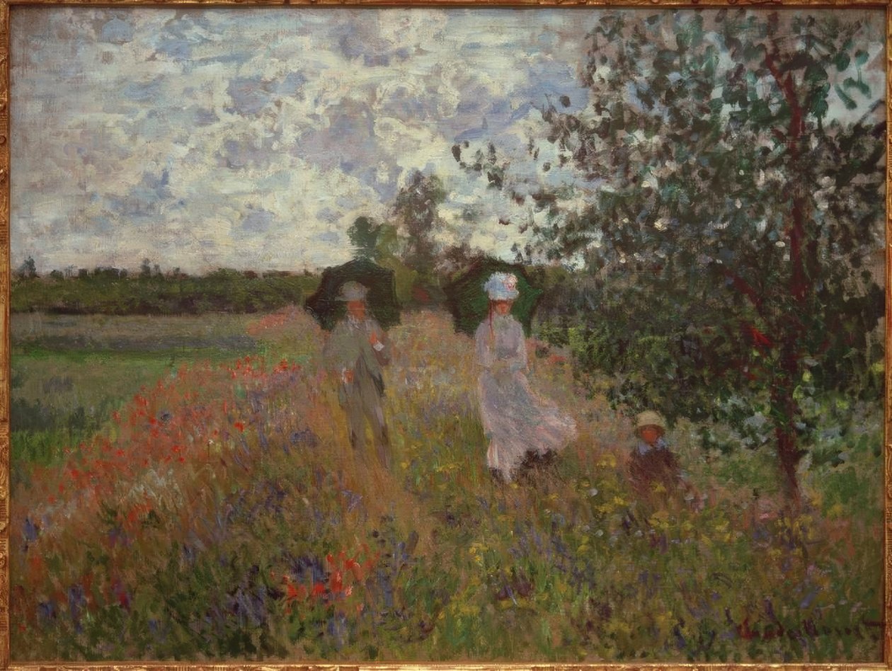 På en gåtur i nærheden af ​​Argenteuil af Claude Monet