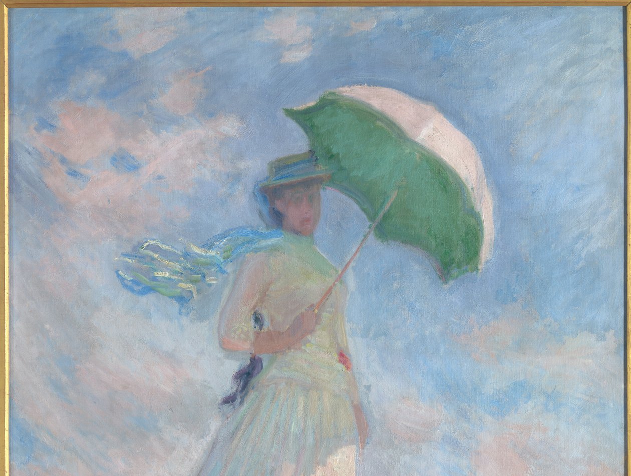 Figurtest i fri luft af Claude Monet