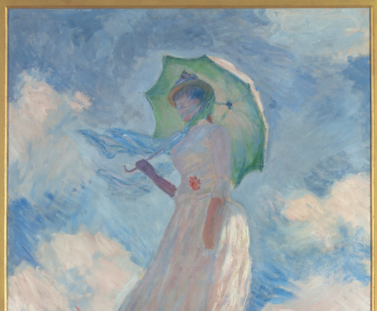 Figurtest i fri luft af Claude Monet