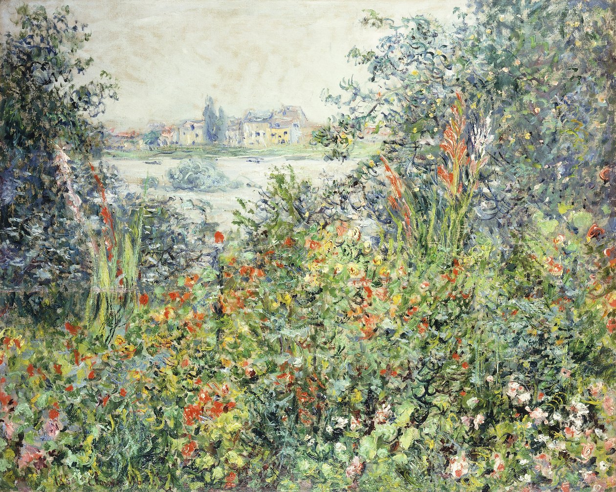 Blomster ved Vetheuil; Fleurs a Vetheuil, 1881 af Claude Monet