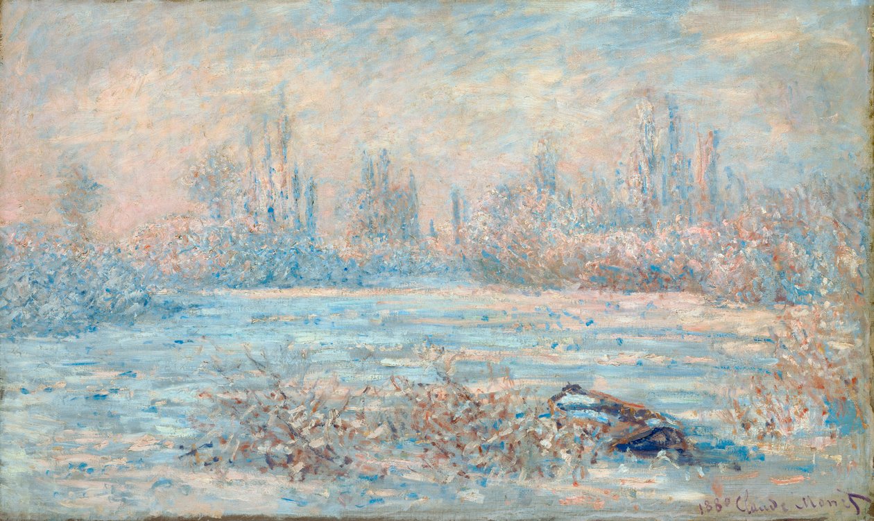 Frost, 1880 af Claude Monet