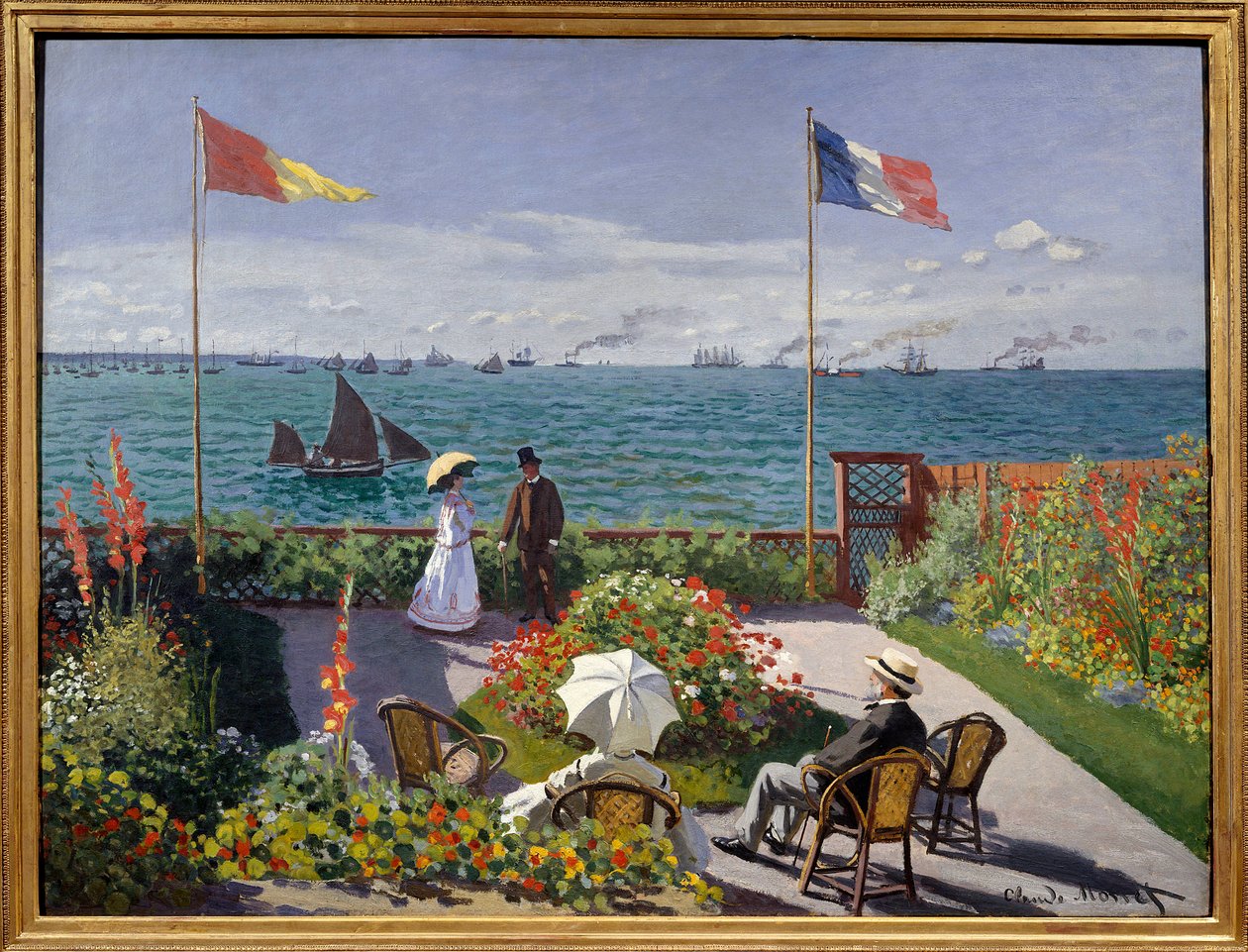 Have ved Sainte Adresse af Claude Monet