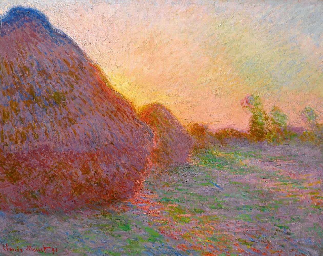 Tysk: Kornelevator Graynsta af Claude Monet