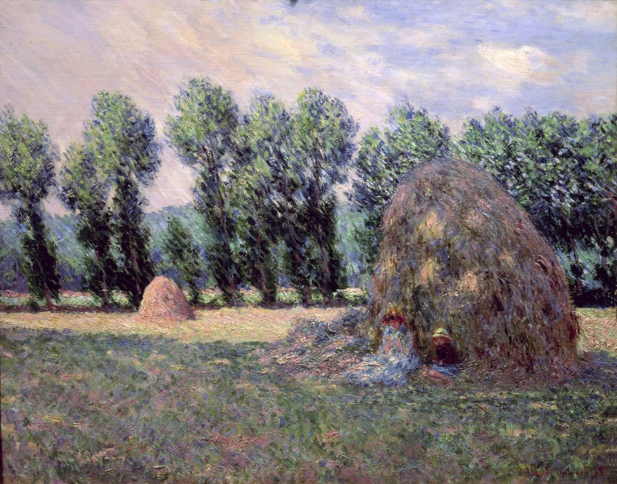 Høstakke, 1885 af Claude Monet