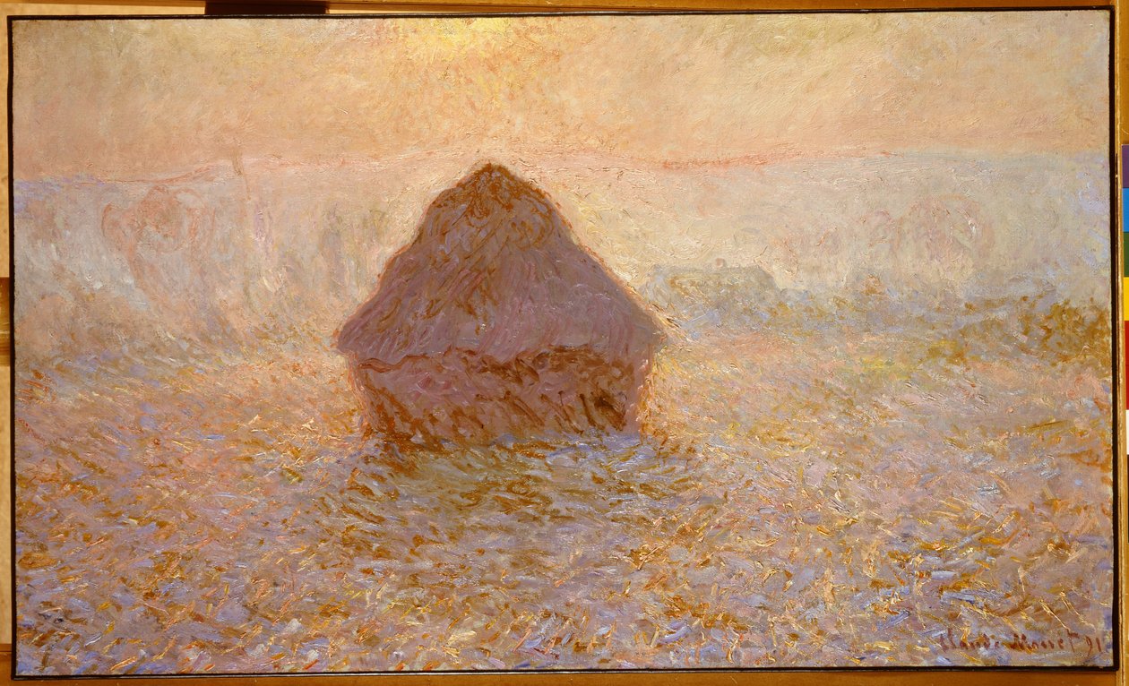 Høstakke, Sol i tågen af Claude Monet
