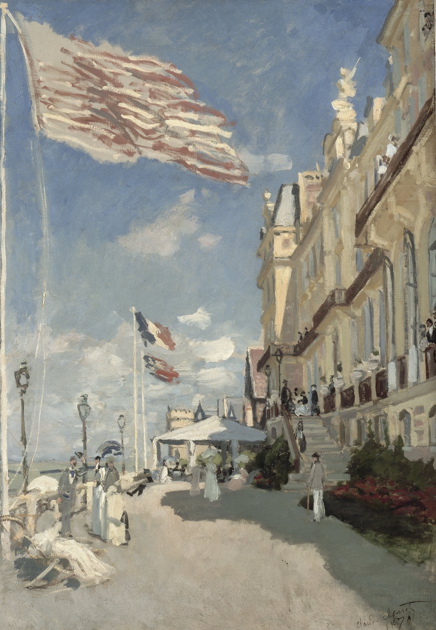 Hôtel des Roches Noires, Trouville af Claude Monet
