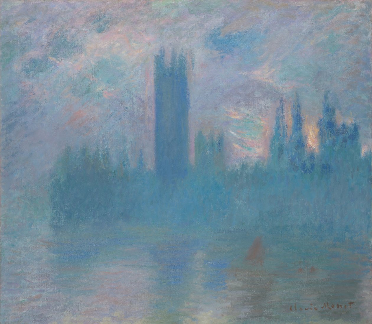 Houses of Parliament, London, 190001. af Claude Monet