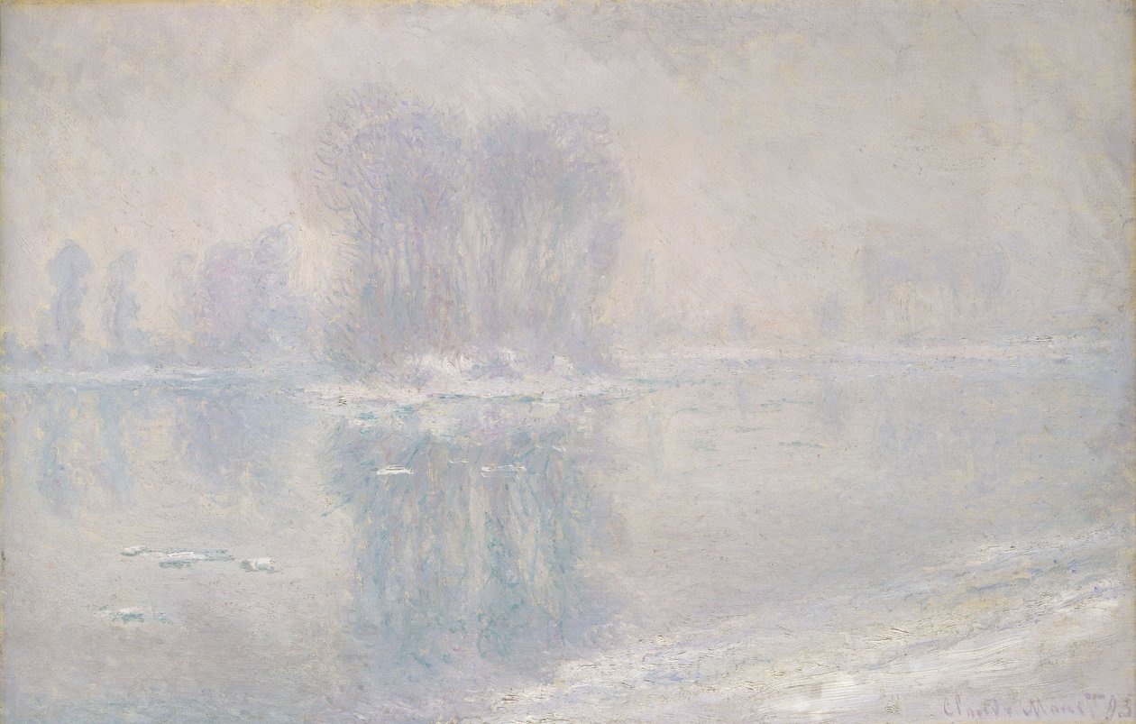 Isflager, 1893 af Claude Monet