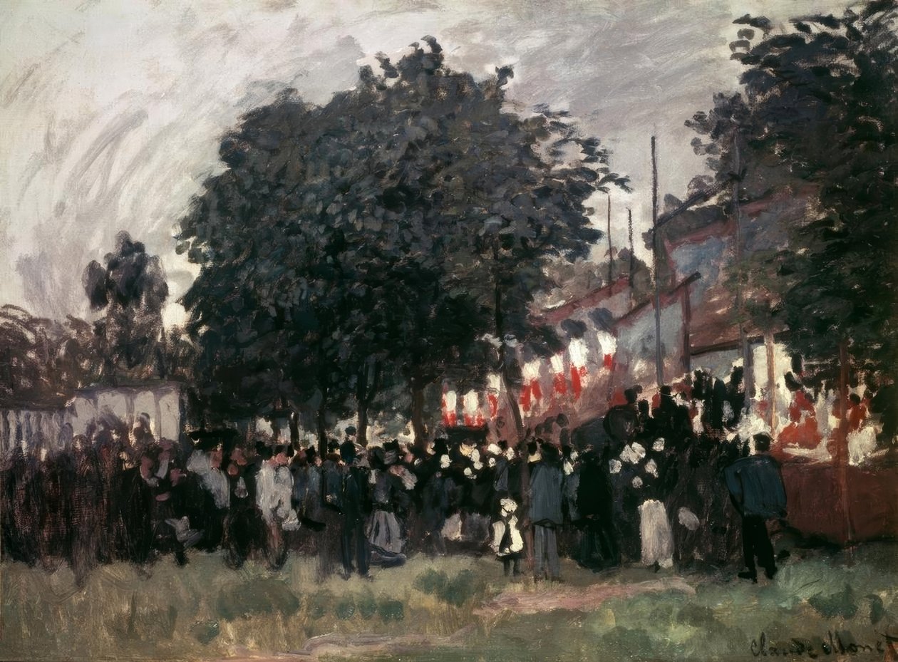 Argenteuil Festival af Claude Monet